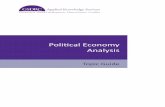 Political Economy Analysis - GSDRC · (Beuran et al., 2011). In addition, relative success has been achieved where the analysis has been participatory and inclusive, there has been