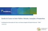 Gestão de Custos no Setor Público: Atitudes, Inovações e …congressocq.net/materiais/apresentacoes/GiulianoPCardoso... · 2018-09-05 · ESTUDO 12: Perspectivas da Contabilidade