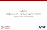 AA203 Optimal and Learning-based Controlasl.stanford.edu/aa203/pdfs/lecture/lecture_13.pdf · the finite-time optimal control problem is infeasible→persistent feasibility issue