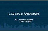 Low power Architecture - Rochester Institute of Technologymeseec.ce.rit.edu/551-projects/fall2010/2-2.pdf · 2011-02-14 · Low power & ISA • Single Issue, Multiple Data (SIMD)