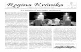 Regina Krónika XVIII. évfolyam 12. szám 2017. december 3.reginamundiplebania.hu/wp-content/uploads/2017/12/RK_171203.pdfAz advent első vasárnapja egyben az egyházi év kezdetét