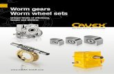 Worm gears Worm wheel sets · 2019-05-08 · 7 Winning Arguments: Technology - Made in Germany Our superior CAVEX® gearing Our worm gearboxes are quite unlike any other. We have