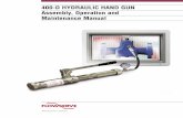 400-D HYDRAULIC HAND GUN Assembly, Operation and ... · The Flowserve Nordstrom 400-D High-Pressure Hand Gun is rated at 10,000–11,000 psi (690–759 bar) and includes many features