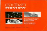 [Aiwa Revie11CBA Review RCA Review (ISSN 0033-6831) is a technical journal published quarterly by RCA Laboratories in cooperation with the subsidiaries and divi- sions of RCA. Semiconductor