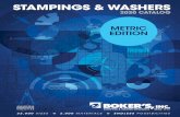 STAMPINGS & WASHERS - Boker's · • In-House tool and die department designs and produces custom tooling to be used in the stamping process. ... Boker’s maintains over 32,000 stock