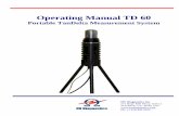 Operating Manual TD 60 - User Equipuserequip.com/files/specs/5657/TD-60 Manual Ver 1_1A.pdfOperating Manual TD 60 Page 5 Ver. 1.1 05/2007 Safety Precautions and Prerequisites • All