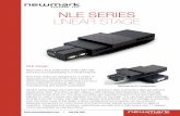 NLE Series Datasheet - Newmark Systemsnewmarksystems.com/datasheets/NLE-Series-Datasheet.pdfNLE-150-A NLE linear stage with 150mm of travel NLE-200-A NLE linear stage with 200mm of