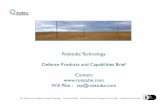 Rolatube Defence and Capabilities brief 01 Septdocshare04.docshare.tips/files/16816/168165008.pdf · 2017-02-23 · Bag TB1000 0.1 cordura 4.2 3m 2" Tripod System: T203000 Parts of