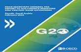 OECD Secretary-General Tax Report to G20 Finance ......Jurisdictions have also amendedor abolished an important numb er of preferential tax regimes, which allowed MNEs to avoid tax
