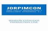 WINDOW EXTRUDER PRODUCTION LINEjorpimcon.com/wp-content/uploads/PDF/Window Profile Extruder Production Line.pdfJORPIMCON JORDI CONSULTORIA ESTRATÉGICA. s.L. SJZ65/132 PVC Profile