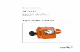 ACTELEC EZ / SQ - KSB · 2020-02-12 · Technical data ACTELEC electric actuator types EZ and SQ are based on an electric quarter-turn actuator with actuator flange to ISO 5211. These