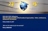 35th AIAA ICSSC Colloquium: High Throughput Satellite (HTS ...proceedings.kaconf.org/papers/2017/clq/3_4.pdf · •FWD: S2X - RTN: RCS2, S2X •HTS modem unit •7.5cm x7.5cm •Low