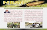 Vol. VI (2) June 2014 - NBAIR - formerly NBAII Newsletter (June 2014).pdf · Verghese, Director, honoured the chief guest of the day, Padma Bhushan Prof. M. Mahadevappa, for his vast