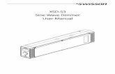 XSD-S3 Sine Wave Dimmer User Manual · 5 Introduction The XSD-S3 is a fully RDM enabled single channel sine wave dimmer. The output voltage and current are electronically regulated,