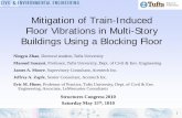Mitigation of Train-Induced Floor Vibrations in Multi-Story … · 2011-02-28 · 1 Mitigation of Train-Induced Floor Vibrations in Multi-Story Buildings Using a Blocking Floor Ningyu
