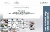 Guía para la elaboración del Expediente de evidencias de ...file-system.cnspd.mx/2017-2018/desempeno/ba/guias/2anio_GuiaExpedienteEvidenciasEnsen...del Expediente de evidencias .