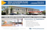 TRICO SYCAMORE PLAZA - LoopNet · FOR SUBLEASE ± 2,141 SF Eileen Doody Senior Vice President Healthcare Services 949.390.5506 | CalBRE 00965140 Eileen.Doody@madisonmarquette.com.