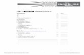 Advanced - Oxford University Presselt.oup.com/elt/students/englishfile/pdf/nef_adv... · 2019-05-10 · Advanced New ENGLISH FILE File 2 Study Link learning record Workbook date 2A