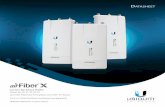 airFiber® X Datasheet - Lancom Bulgaria Ltd · Ubiquiti Networks continues to disrupt the wireless broadband market with revolutionary technology at breakthrough pricing by introducing