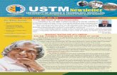 erdf.edu.inerdf.edu.in/download/newsletter/ustm-newsletter...Dr BHARAT RATNA DR APJ ABDUL KAI-AM, FORMER PRESIDENT OF INDIA AT USTM Missile Man of India Dr A P J Abdul Kalam, former