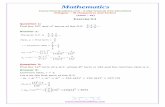 Chapter 9 Sequences and Series - Tiwari Academy...(Chapter – 9) (Sequences and Series) (Class – XI) 17 Question 21: Find four numbers forming a geometric progression in which third