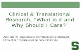 Clinical & Translational Research, “What is it and Why ...foresource.msu.edu/_files/pdf/2015-16/CTSI_REVISED2016_without... · Clinical & Translational Research, “What is it and