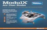 Air Disc Brake - Haldex 2019-07-01¢  ModulX ¢® Air Disc Brake A robust, unhanded, modular disc brake