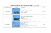 RUIAN BOHONG AUTOMOBILE PARTS CO., LTD RUIAN BOHONG AUTOMOBILE PARTS CO., LTD Production Name Picture Description Car Cylinder Head ... Car: Daewoo Matiz/Tico 796cc 0.8L,1998‐ ...