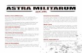 Summary Execution - Heralds of Ruinheraldsofruin.net/.../Imperium/Astra-Militarum-v1.6.pdfRegimental Doctrines You may use any of the regimental doctrines found in Codex: Astra Militarum