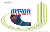 ANNUAL REPORT - ASME we are/governance...ASME ANNUAL REPORT 2013/2014 Table of Contents ASME ANNUAL REPORT 2 FINANCIALS 17 ASME FOUNDATION DONOR REPORT 33 150 ... 1. William M. Worek,