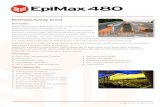 Precision Epoxy Grout - EpiMax · EpiMax 480 offers far simpler curing and superior dynamic load response than cement based grouts. It is recommended where chemical spillage is a