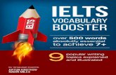 IELTS Vocabulary Booster: Learn 500+ words for IELTS essay significant increase in IELTS results! Our first product in this series is the vocabulary course named “IELTS Vocabulary
