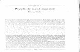 Psychological Egoism - Joel Velascojoelvelasco.net/teaching/tawp/Sober 00 - psych egoism.pdfPsychological Egoism Elliott Sober Psycliological egoism is a theory about motivation that