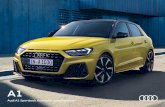 Audi A1 Sportback Australian Specifications · 2020-03-05 · Audi A1 Packages Option Code A1 30 TFSI A1 35 TFSI A1 40 TFSI S line Style package • LED headlights with rear dynamic