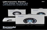 Ultrasonic Tanks - Euronda Pro System · for ultrasonic washing A digital ultrasonic tank featuring a constant operating temperature of 60°C and time adjustable to between 0 and