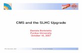 CMS and the SLHC Upgrade · CERN, PERUGIA) •Ultra rad-hard sensors •R