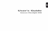 User's Guide - Hasselbladrepair.com · Imacon Flextight 848 User's Guide, Part No 70030013, revision C. The information in this manual is furnished for informational use only, is