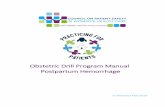 Obstetric Drill Program Manual Postpartum Hemorrhage Simulation for obstetric emergencies is a relatively