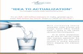 “IDEA TO ACTUALIZATION”mineralwaterprojectinformation.org/wp-content/uploads/2019/04/i2a-oct-19-2.pdfMineral Water Project Information is the Flagship training created for Mineral