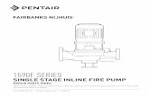 1590F SERIES - Pentair...12/26/12 Fairbanks Nijhuis 1590F Series / Single Stage Inline Fire Pump Repair Parts Index 3 MODEL 8" 1593F 31 53 77 35 32 50 5 48 45 46 2 8 22 12 16 23 41