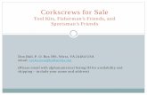 Tool Kits, Fisherman’s Friends, and Sportsman’s Friends · 2019-12-05 · Corkscrews for Sale Tool Kits, Fisherman’s Friends, and Sportsman’s Friends Don Bull, P. O. Box 596,