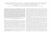 Characterization of the Superconducting to Normal Transition of … · 2014-04-17 · 1 Characterization of the Superconducting to Normal Transition of HTS Coated Conductors by Fast