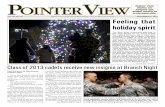 PointerView® December 6, 2012 · 2 December 6, 2012 wter Vnieoi P The Army civilian enterprise newspaper, the Pointer View, is an authorized publication for members of the Department
