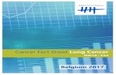 1. Cancer Incidence · 2019-11-06 · 4 1.3. Combined stage Table 3: Lung Cancer: Distribution of combined stage by sex, Belgium 2017 Stage I Stage II Stage III Stage IV Stage X Stage