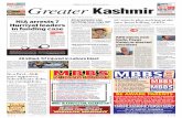 Srinagar | Jammu Regd. No. JKNP-5/SKGPO-2015-2017 Vol: 30 …epaper.greaterkashmir.com/epaperpdf/2572017/2572017-md... · 2019-05-01 · Jamia Masjid in Downtown Srinagar on June