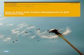 How to Work with Project Management in SAP Business Oneone-business-software.net/wp-content/uploads/2016/11/HTG... · 2019-05-30 · How to Work with Project Management in SAP Business