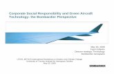 Corporate Social Responsibility and Green Aircraft ...goldfinger.utias.utoronto.ca/IWACC/Program_files/Kafyeke_IWACC_2008.pdf · Corporate Social Responsibility and Green Aircraft