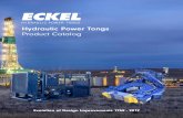 Hydraulic Power Tongs Product Catalog_English.pdf2 Eckel Manufacturing Co., Inc. is a leading world-wide manufacturer of hydraulic power tongs. Founded in 1958 when Emery L. Eckel