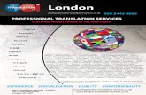 TRANSLATION UK London · Certified translator London, UK, Official Translator London Education and Study Translation Diploma University Transcripts University Diploma 2-year Undergraduate