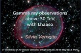 Gamma ray observations above 30 TeV with Lhaasohighaltitude.sciencesconf.org/conference/highaltitude/... · 2014-05-28 · Gamma ray observations above 30 TeV with Lhaaso 5° Workshop